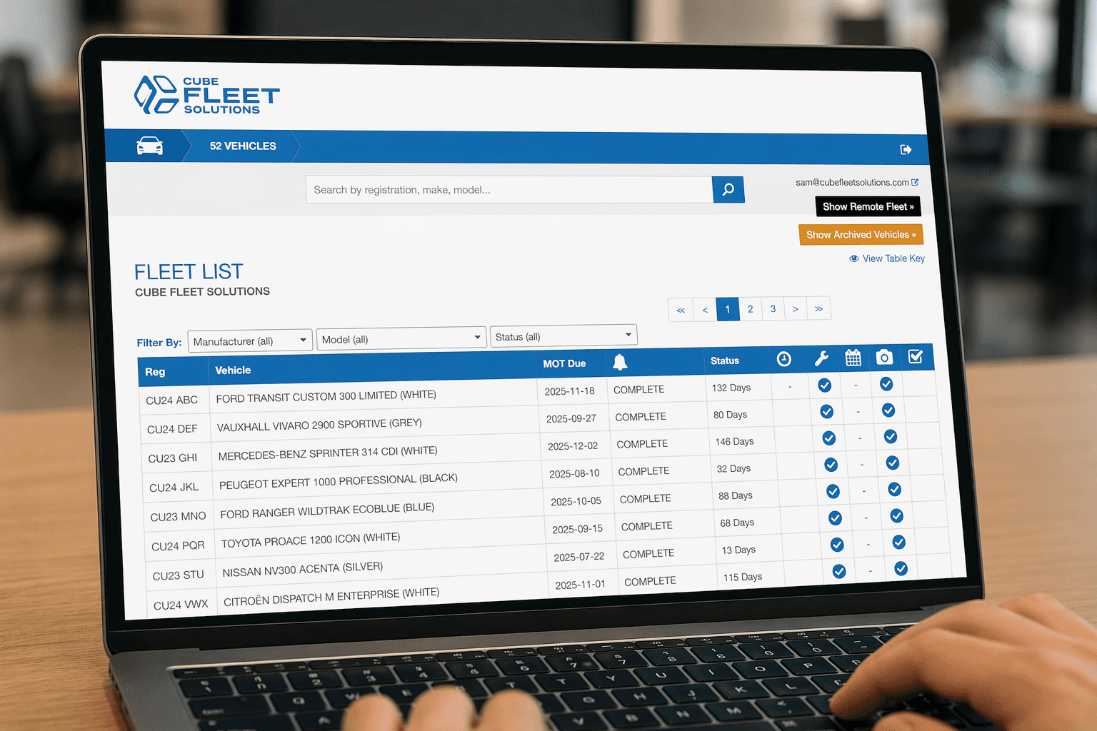 Vehicle refurbishment and repair management